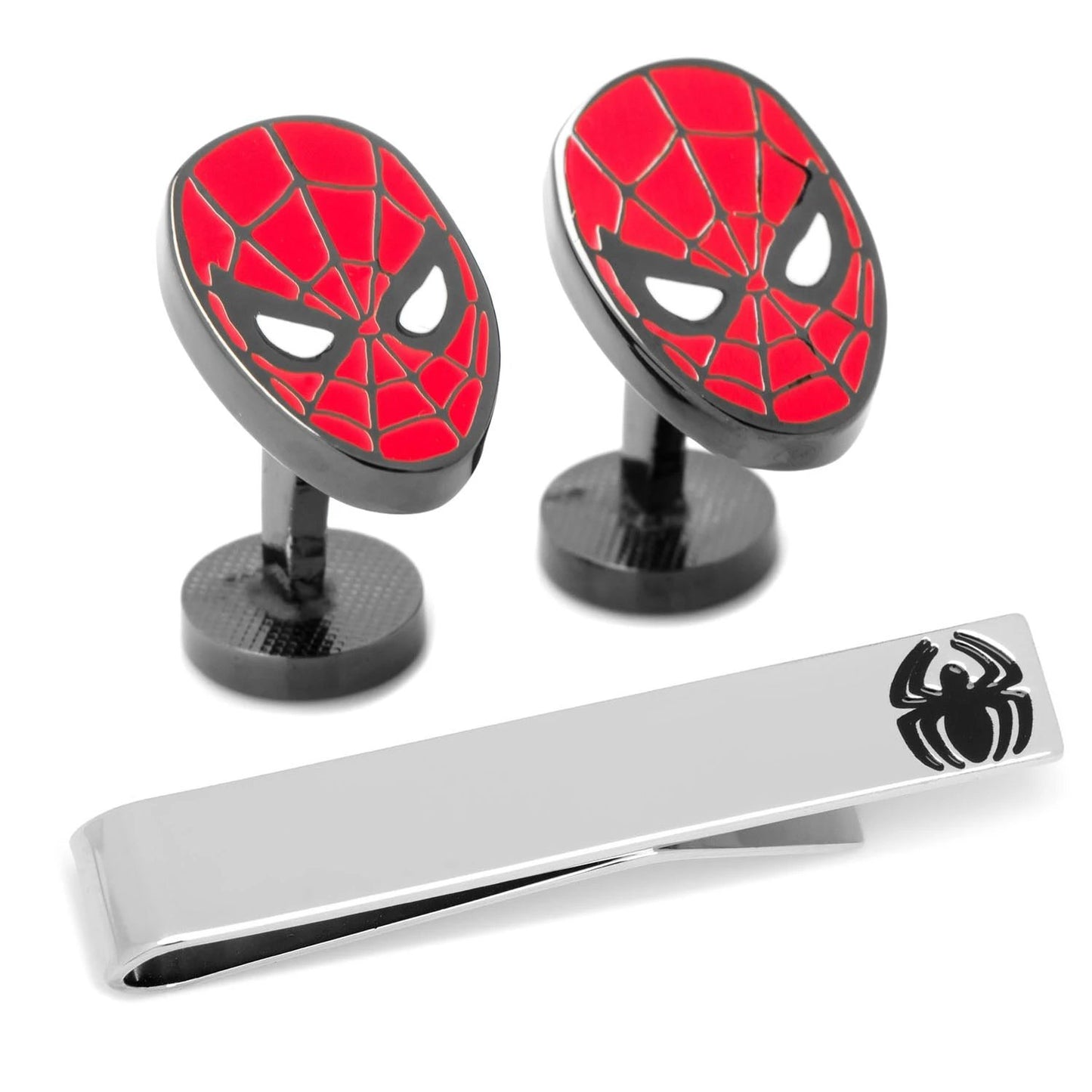 Marvel Spider-Man Cufflinks and Tie Bar Gift Set by Cufflinks.com