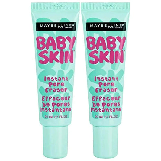 Maybelline Baby Skin Instant Pore Eraser Primer Makeup, Clear, 2 Count 0.67 Fl Oz (PACK OF 2) by Vivareflex Online