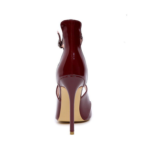 Women's Shoes Cross Strap Stiletto Heel