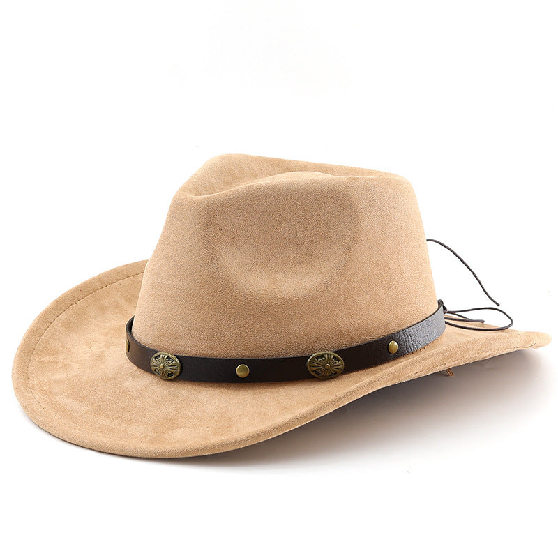 Men's Curved Edge Western Cowboy Hat