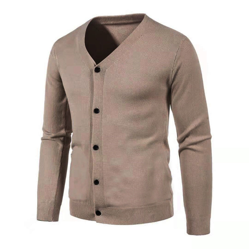 Men's V-neck Knitwear Cardigan Sweater