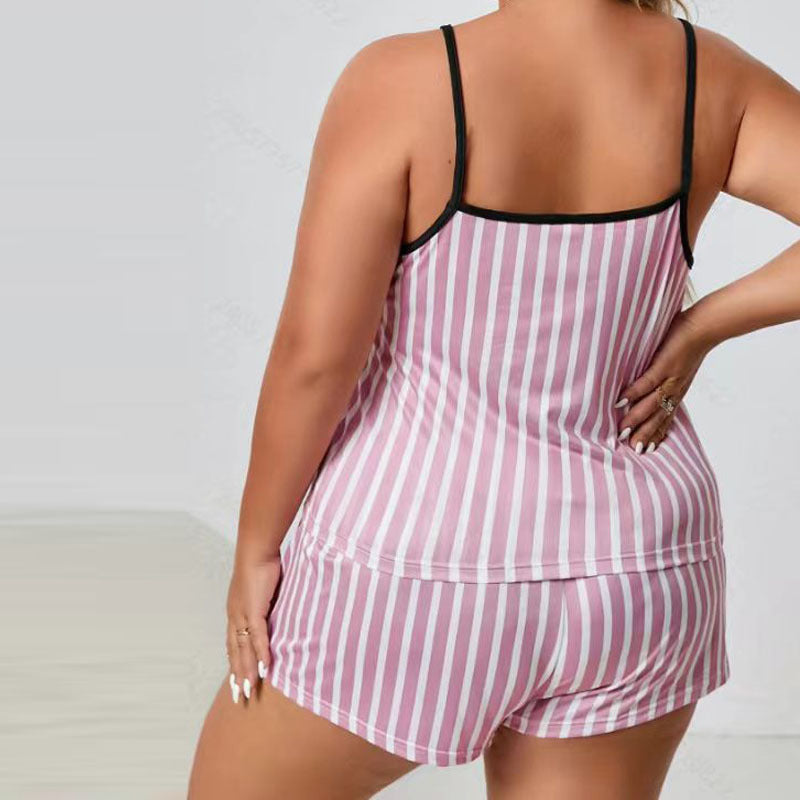 Women's Camisole Printed Pajamas Set