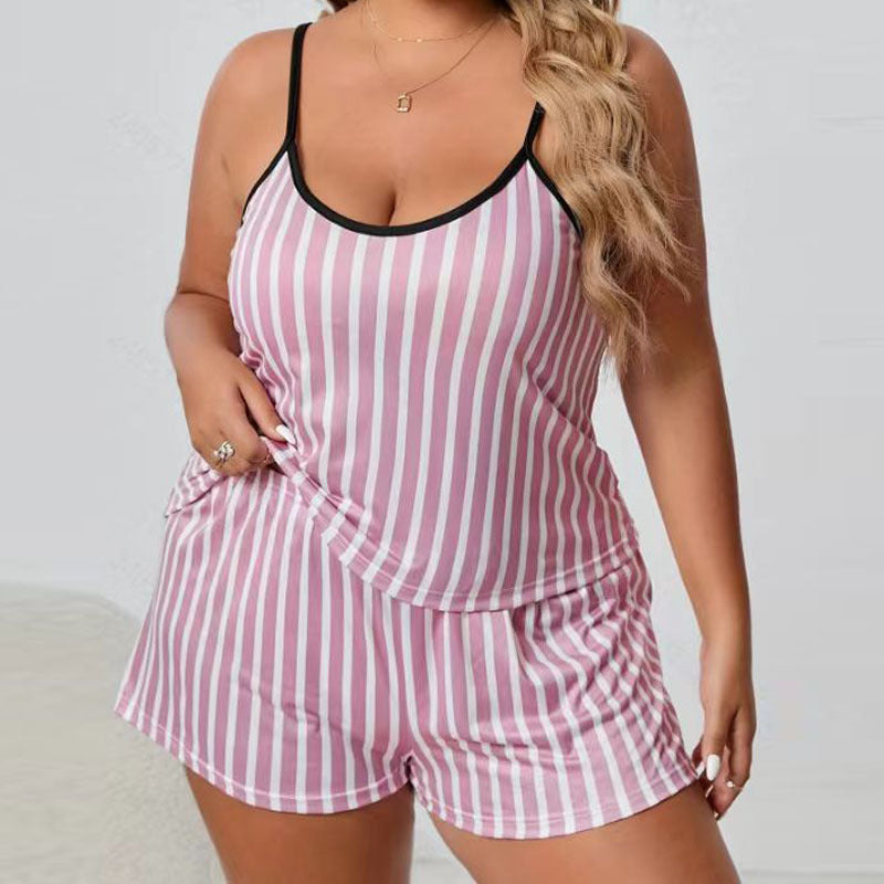 Women's Camisole Printed Pajamas Set