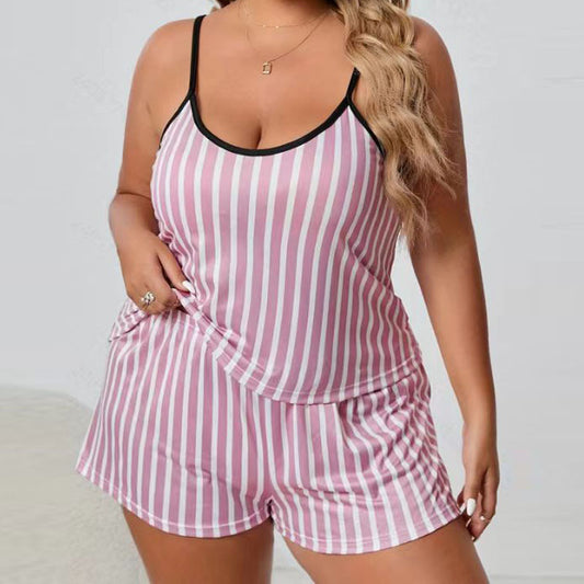 Women's Camisole Printed Pajamas Set