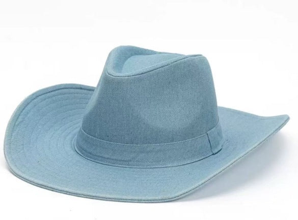 Men's Curved Edge Western Cowboy Hat