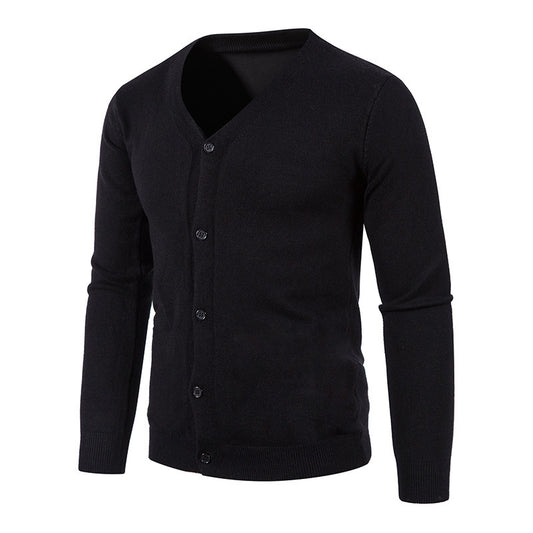 Men's V-neck Knitwear Cardigan Sweater