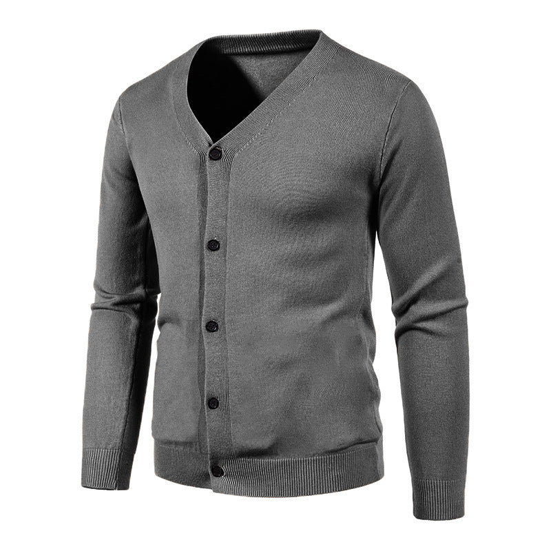 Men's V-neck Knitwear Cardigan Sweater