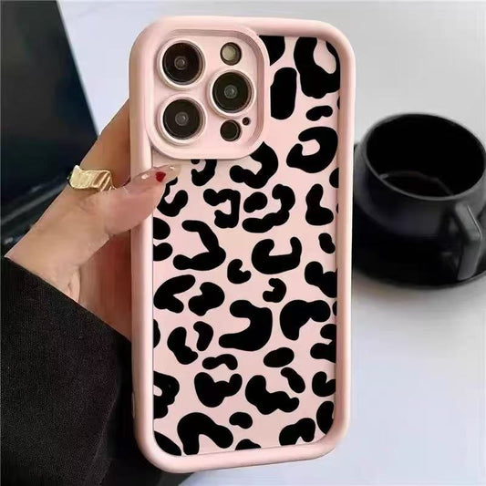 Black Leopard Print Phone Case New