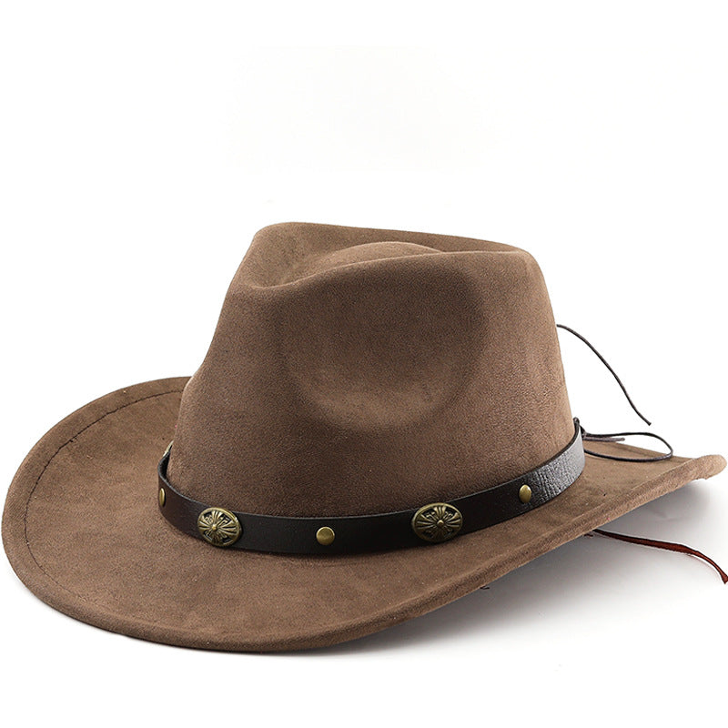 Men's Curved Edge Western Cowboy Hat