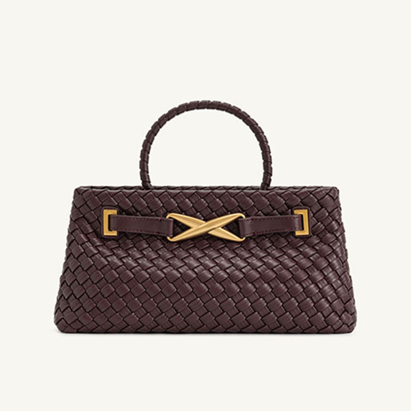 Woven Bag High Grade Handmade Women Woven Bag Casual Large Capacity Bag High Quality Handbag