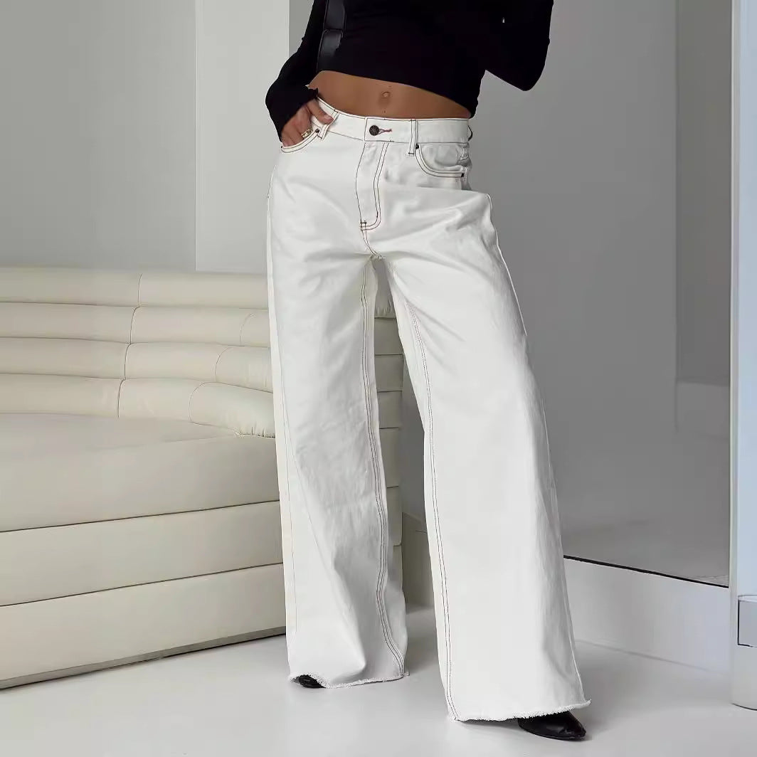 Leisure Wide Leg Denim