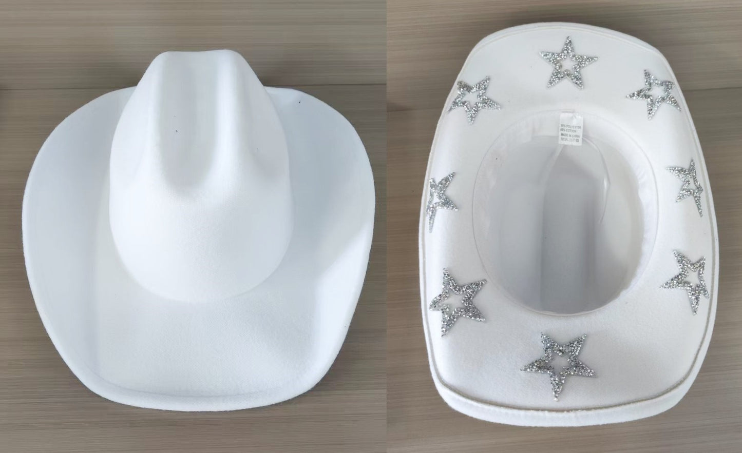 Men's Curved Edge Western Cowboy Hat