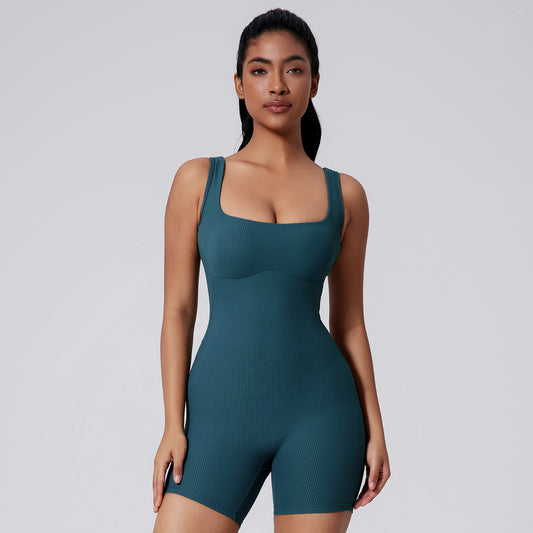 Tight Quick-drying Yoga Romper Beauty Back Jumpsuit Yoga Clothes
