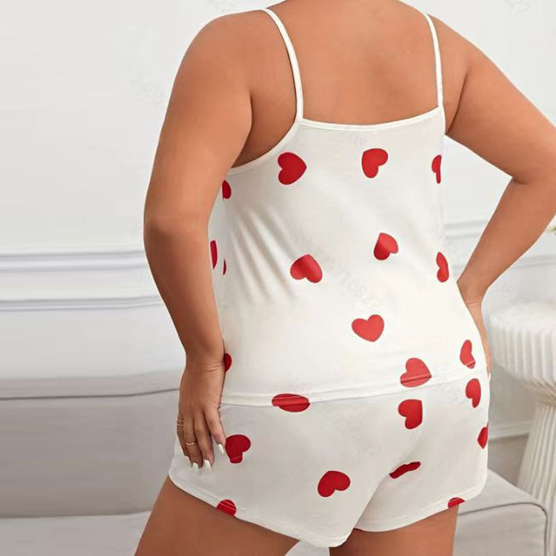 Women's Camisole Printed Pajamas Set