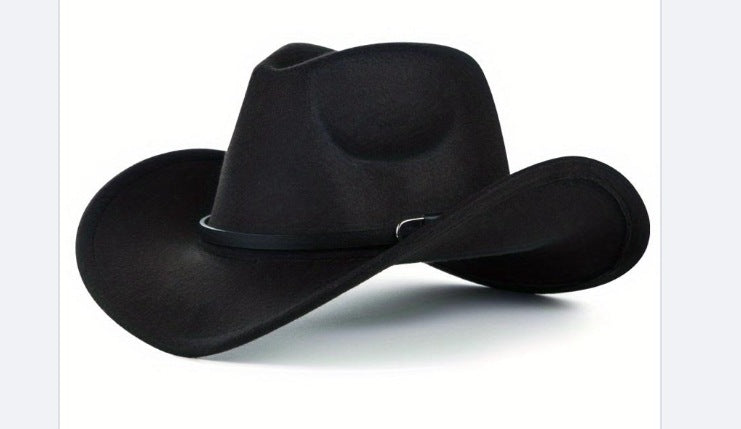Men's Curved Edge Western Cowboy Hat
