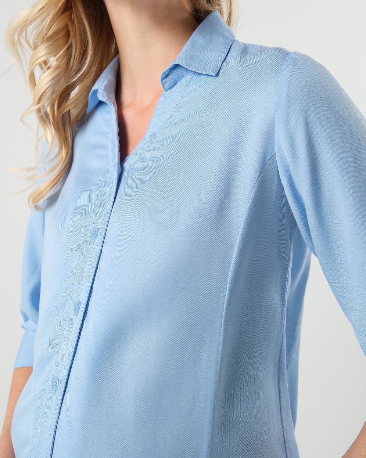 No-Gap Maternity Nursing Button Down Shirt (Regular & Petite)