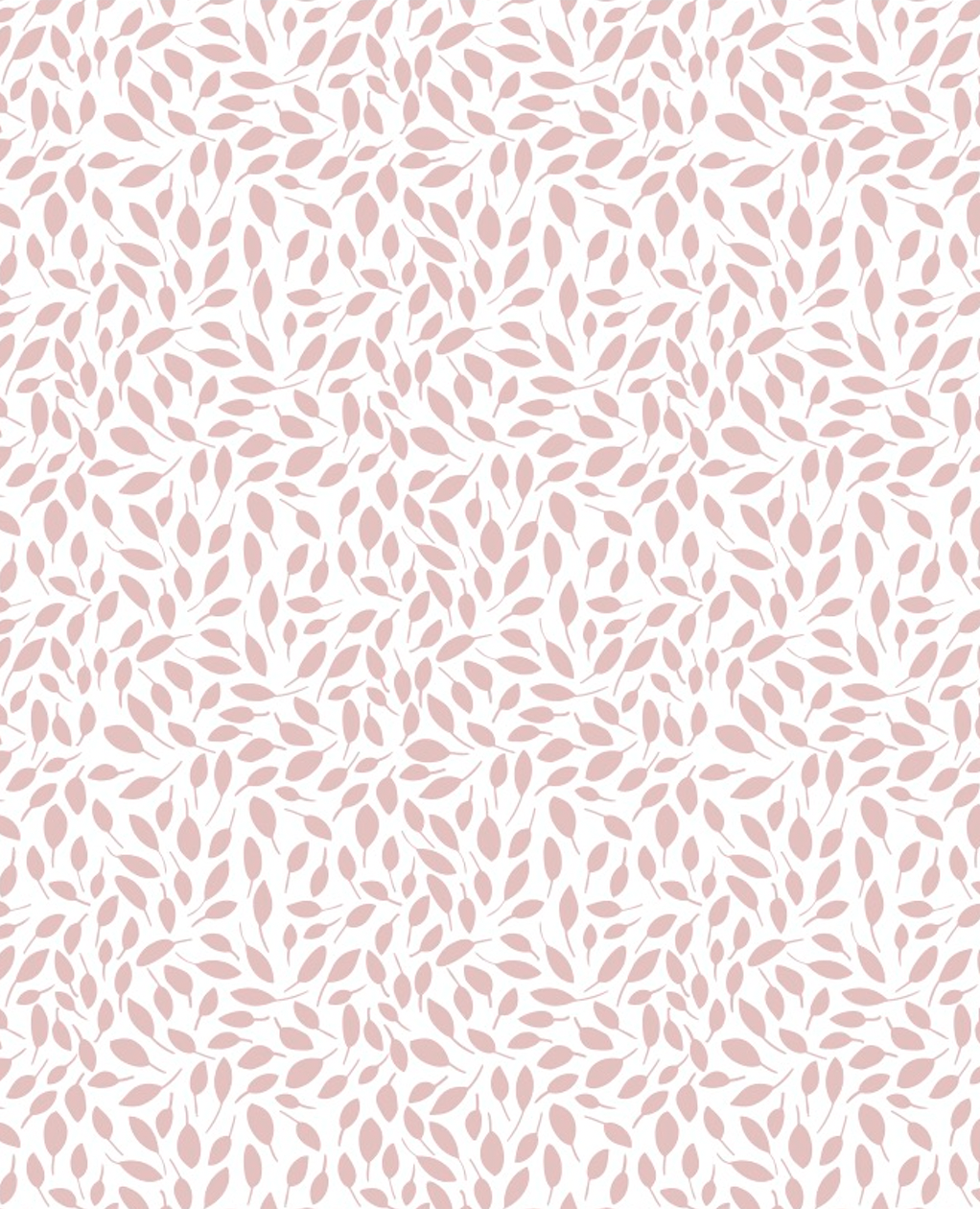 Pink Leaves Pima Baby Pajama