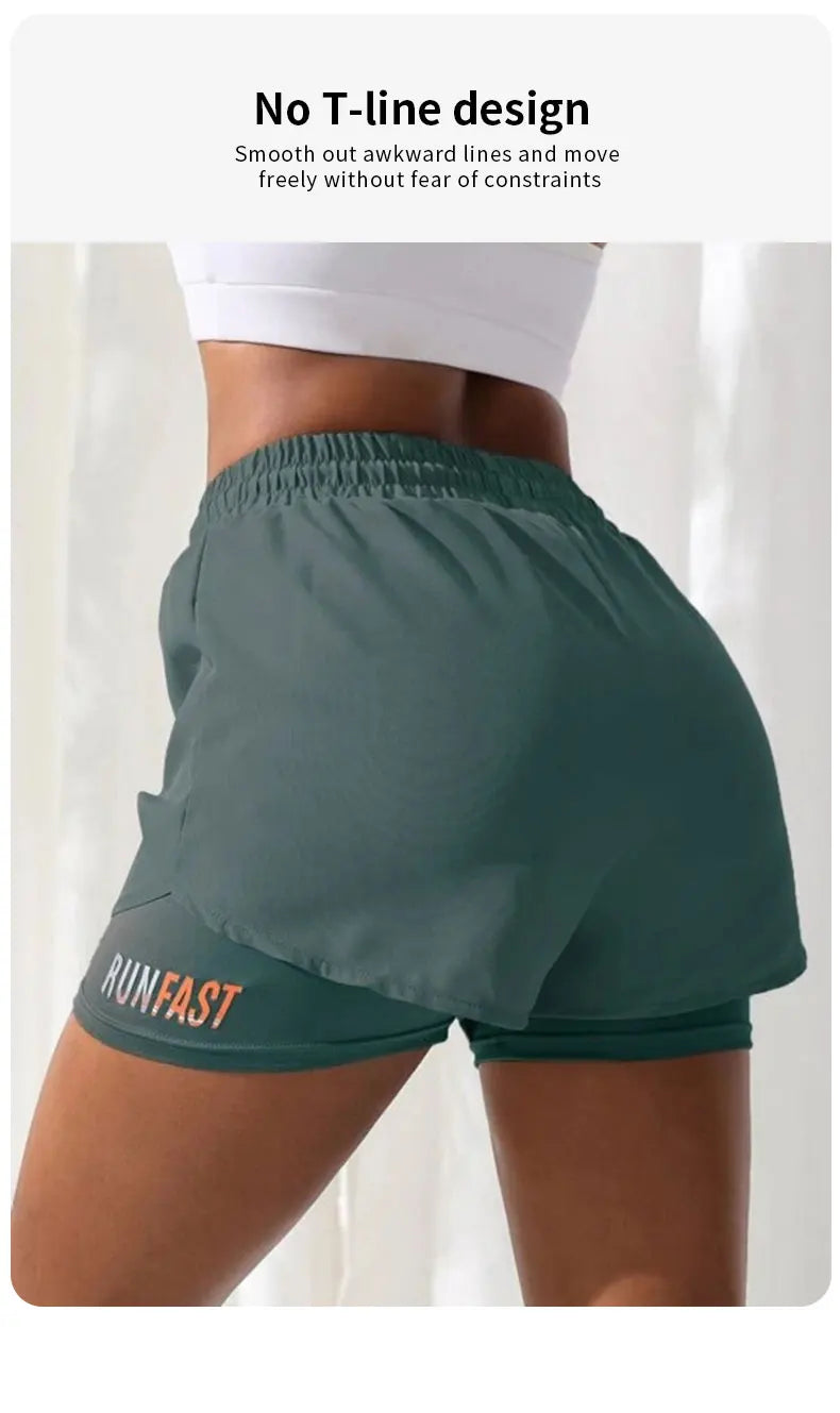 FlexFit High Rise Yoga Shorts