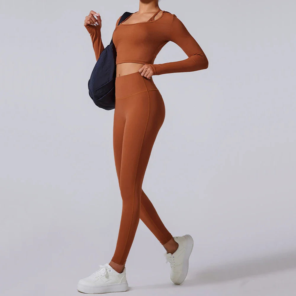 ActiveFit 2-Piece Yoga Crop & Legging Set