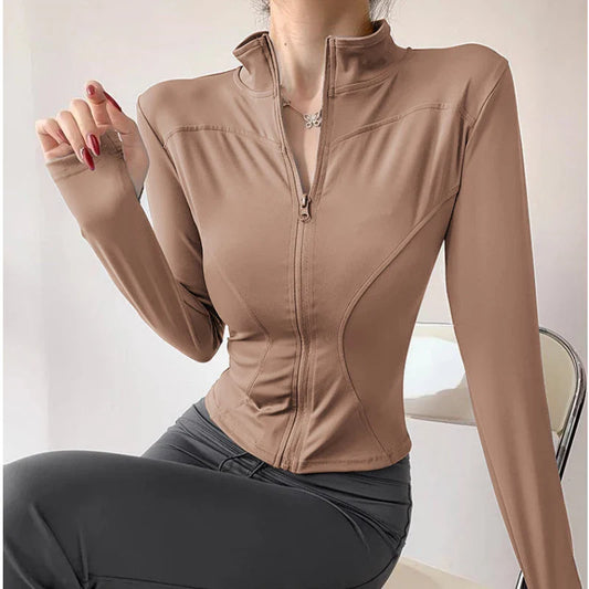 ActiveFlex Long Sleeve Yoga Jacket for Women
