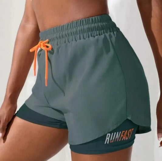 FlexFit High Rise Yoga Shorts
