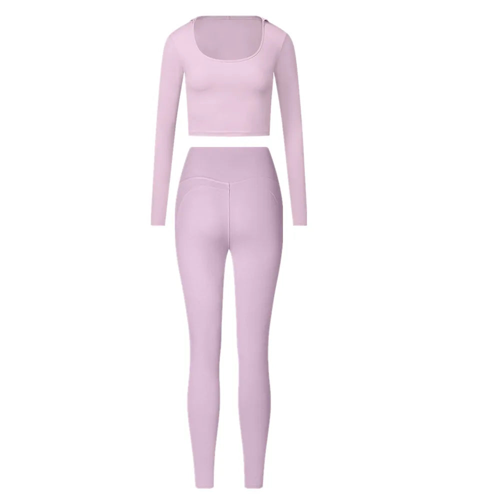 ActiveFit 2-Piece Yoga Crop & Legging Set
