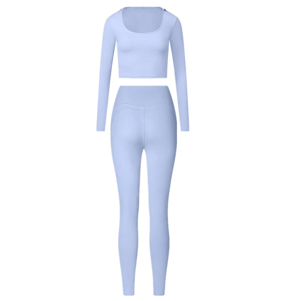 ActiveFit 2-Piece Yoga Crop & Legging Set