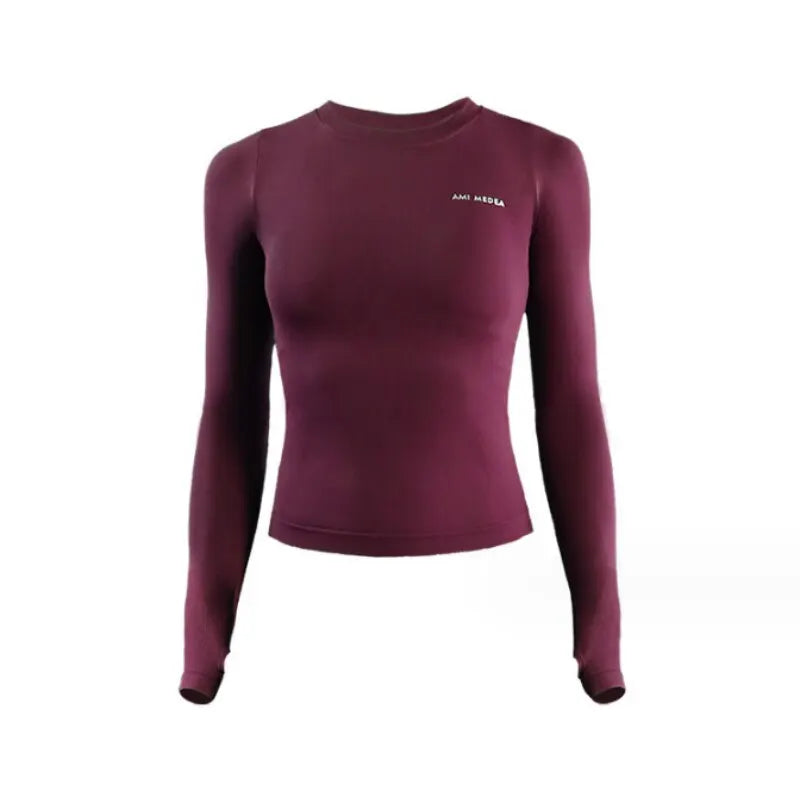 Quick-Dry Full Sleeve Yoga Top for Women