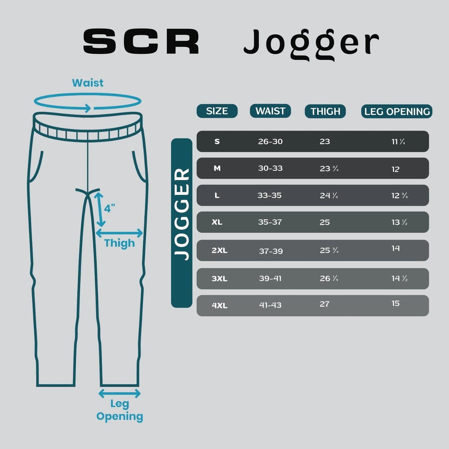 Ultimate Flex Jogger Sweatpants - (Regular Fit) by SCR Sportswear