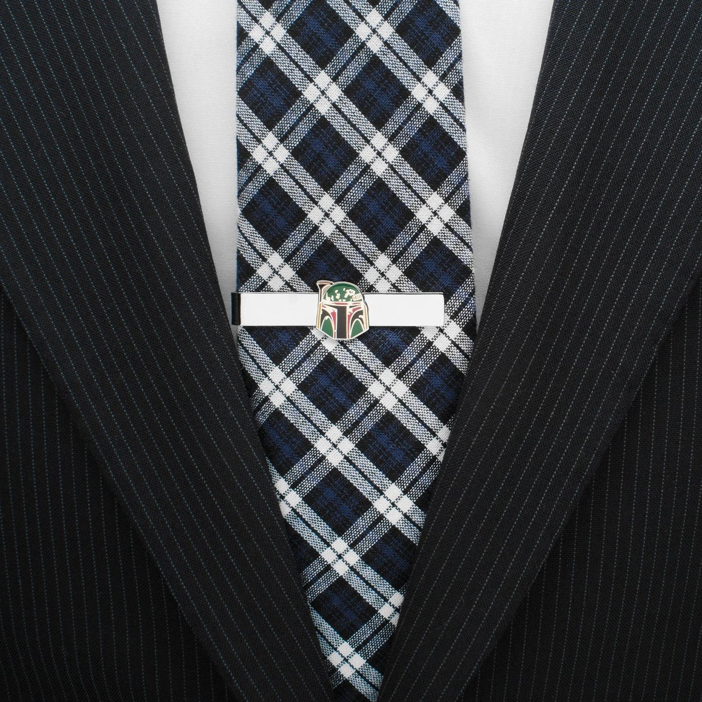 Star Wars Boba Fett Cufflinks, Tie Bar, and Dress Socks Gift Set by Cufflinks.com