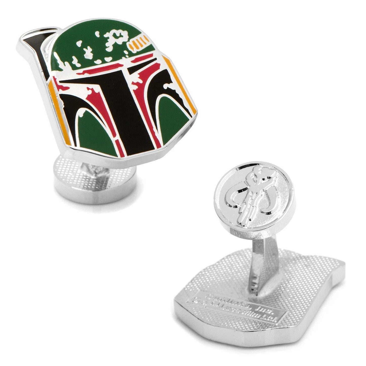 Star Wars Boba Fett Cufflinks, Tie Bar, and Dress Socks Gift Set by Cufflinks.com