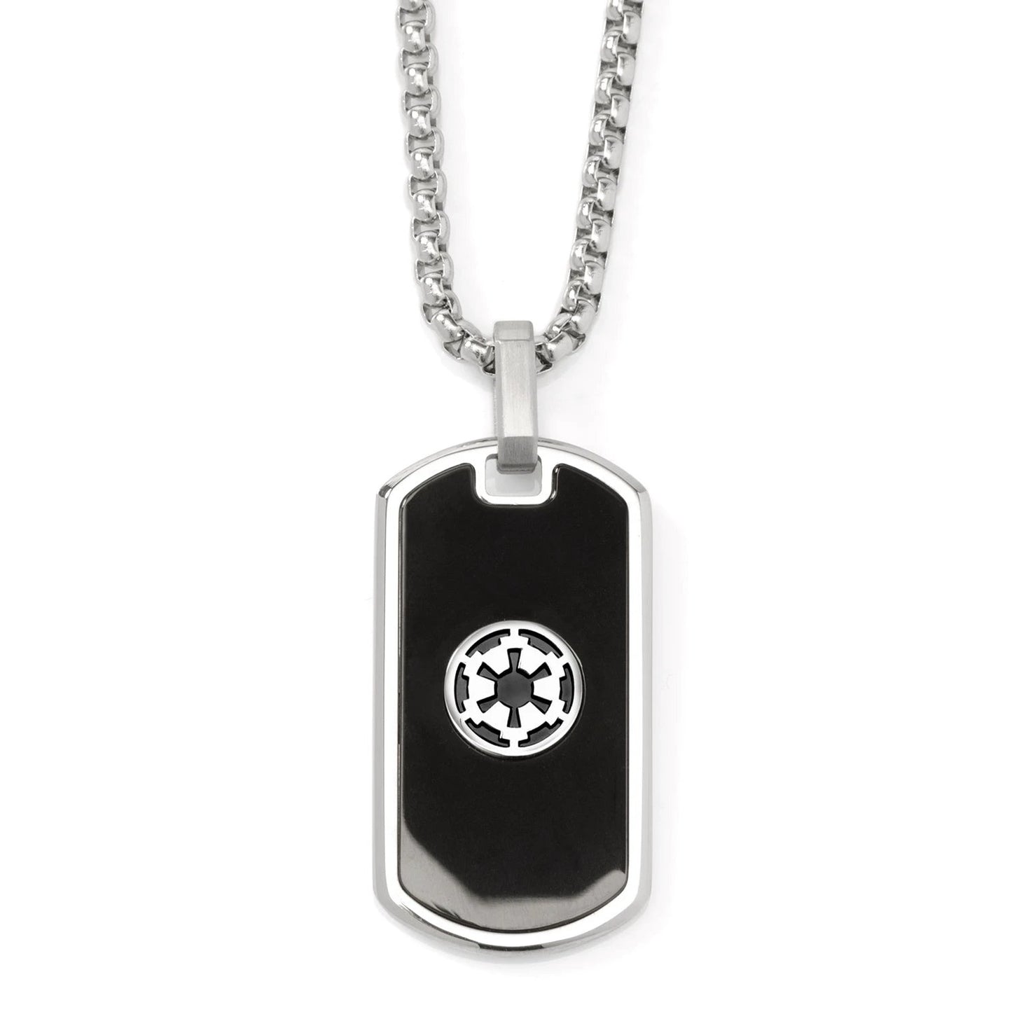 Star Wars Darth Vader Stainless Steel Printed Cufflinks with Empire and Rebel Crest Dog Tags Gift Set by Cufflinks.com