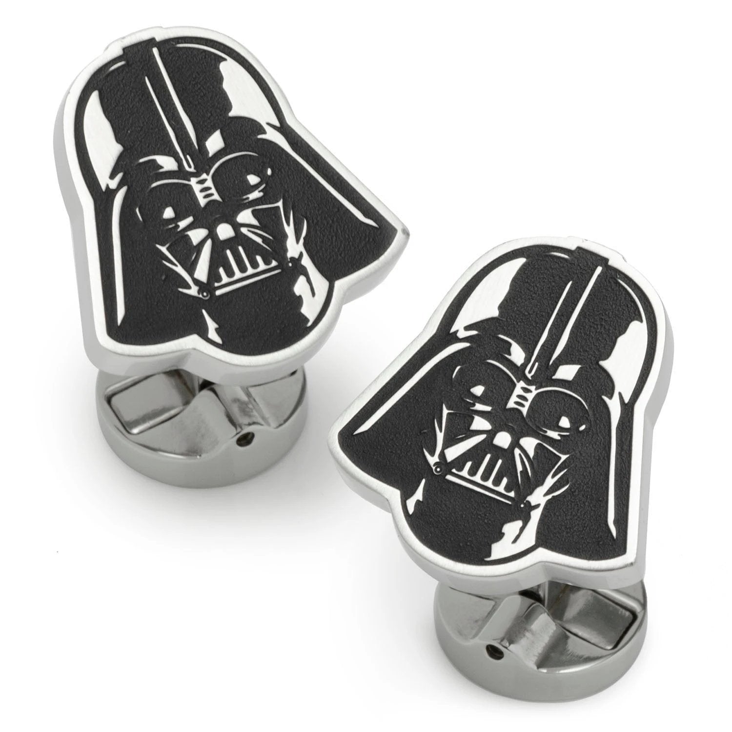 Star Wars Darth Vader Stainless Steel Printed Cufflinks with Empire and Rebel Crest Dog Tags Gift Set by Cufflinks.com