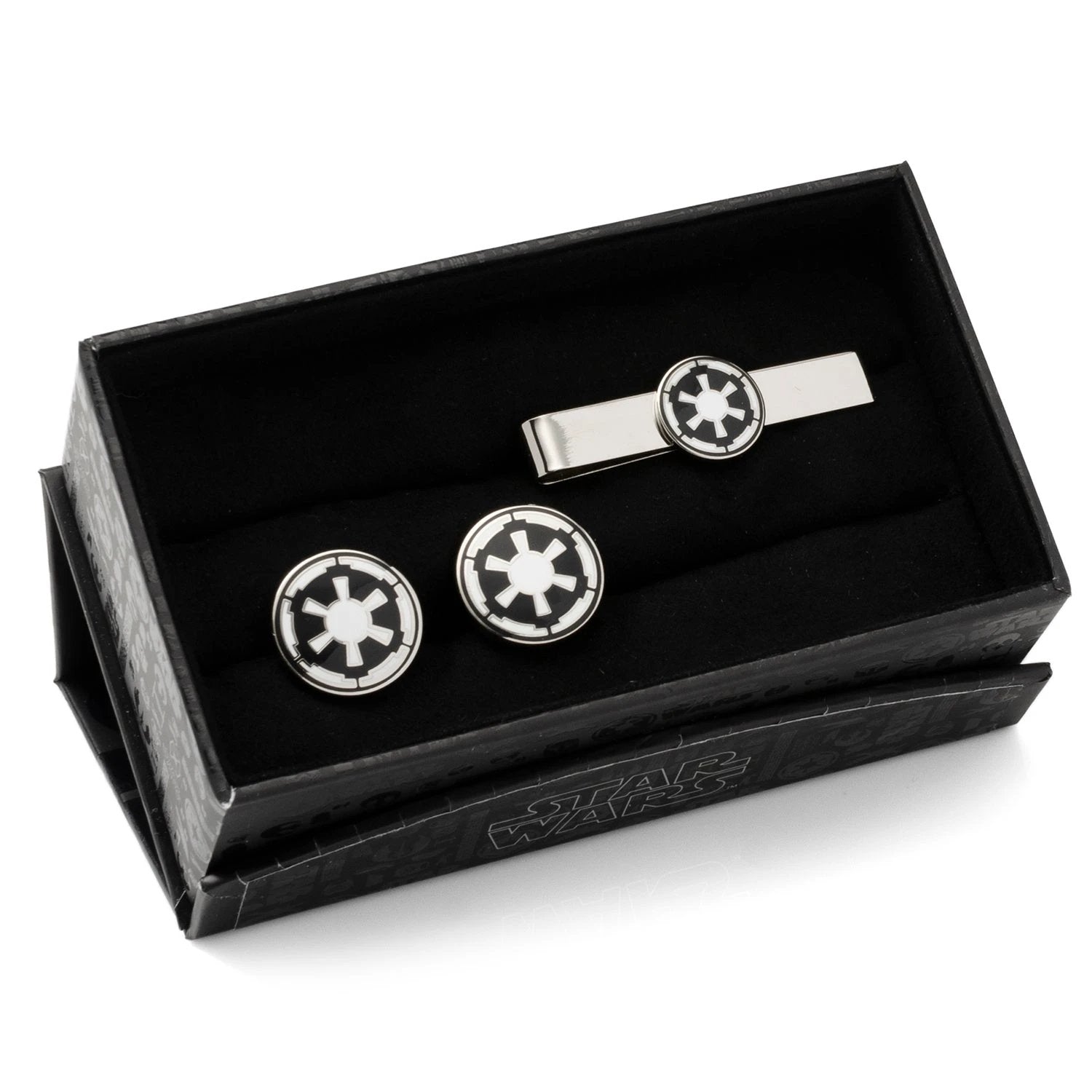 Star Wars Imperial Crest Cufflinks and Tie Bar Gift Set by Cufflinks.com