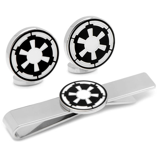 Star Wars Imperial Crest Cufflinks and Tie Bar Gift Set by Cufflinks.com