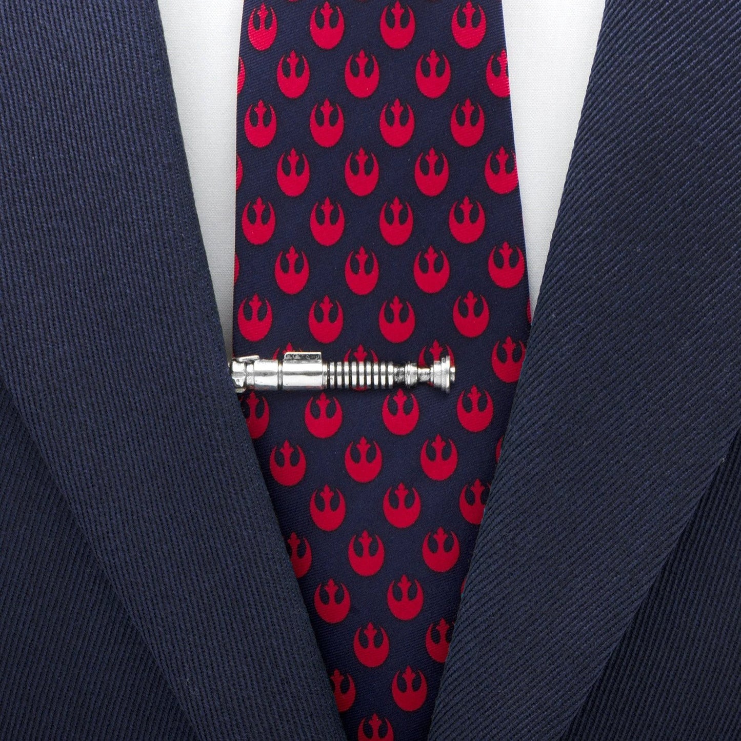 Star Wars Luke Skywalker LIGHTSABER Bracelet, Tie Clip, and Dress Socks Gift Set by Cufflinks.com