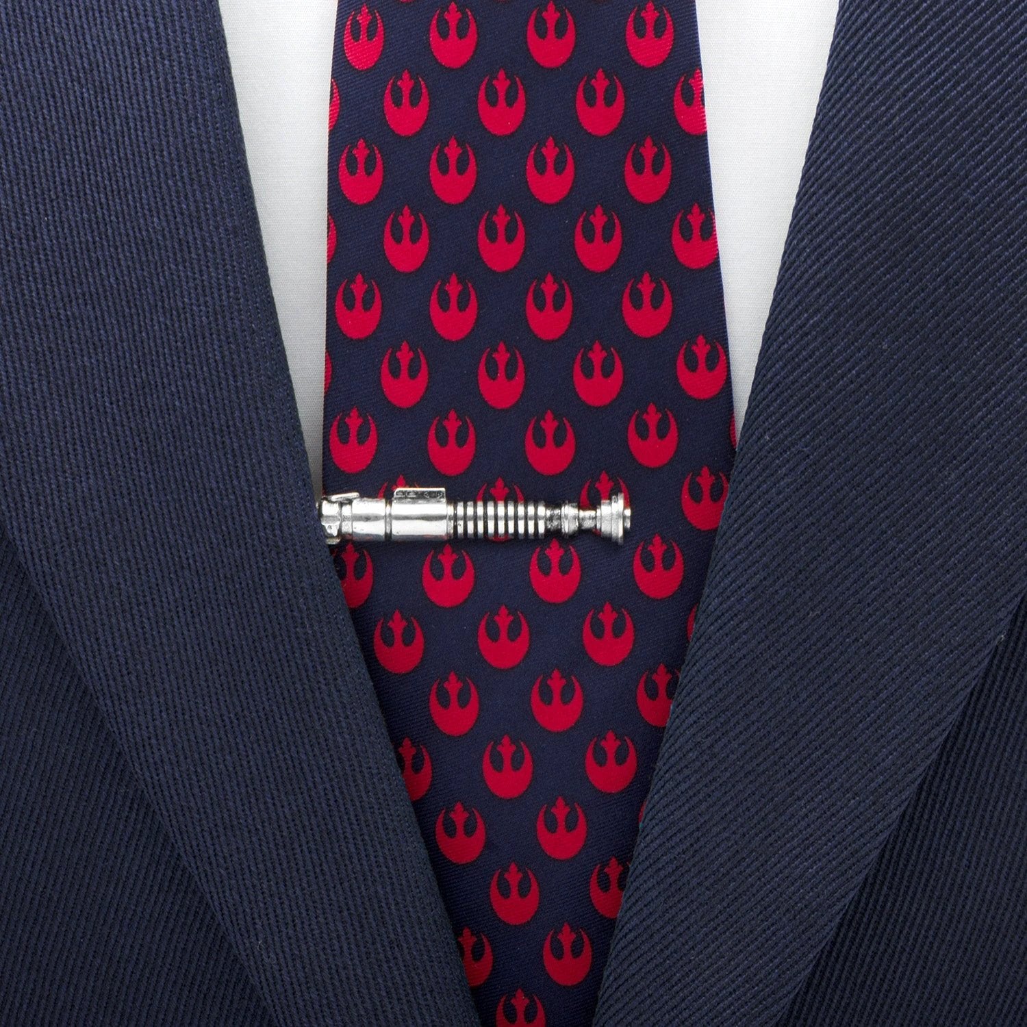 Star Wars Luke Skywalker LIGHTSABER Bracelet, Tie Clip, and Dress Socks Gift Set by Cufflinks.com