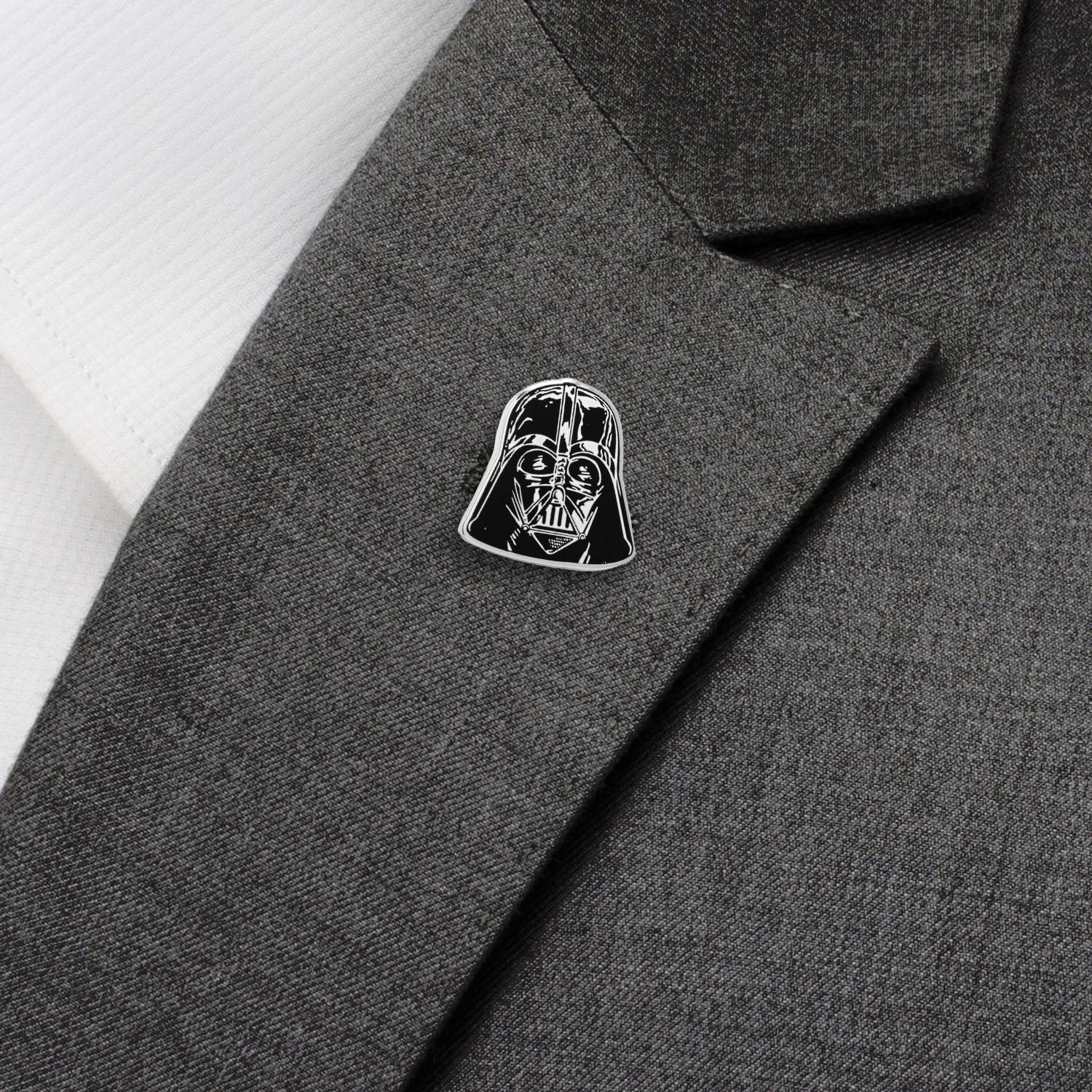 Star Wars LIGHTSABER Battle Dress Socks and Darth Vader Lapel Pin Gift Set by Cufflinks.com