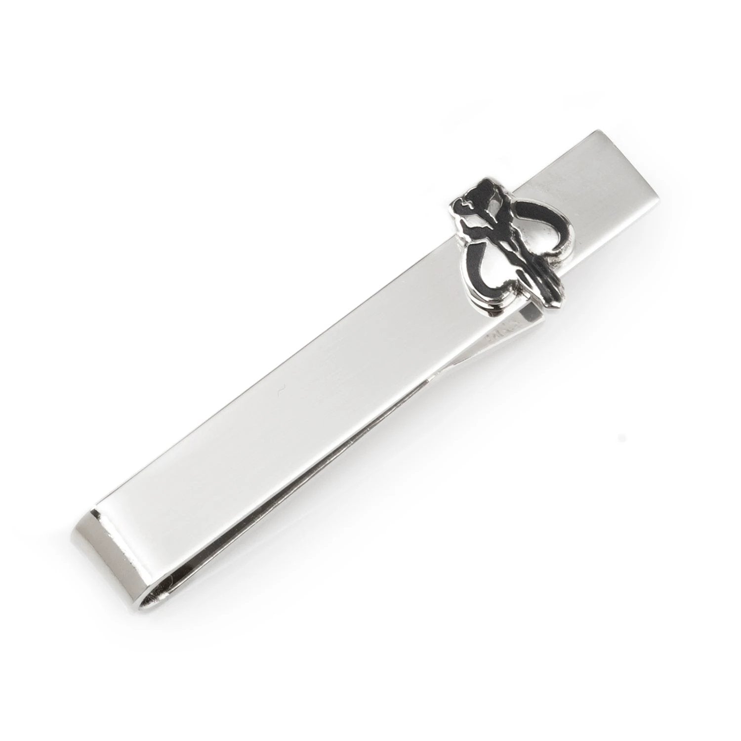 Star Wars Mandalorian Mythosaur Gray Tie, Red Pocket Square, Cufflinks, and Tie Bar Gift Set by Cufflinks.com