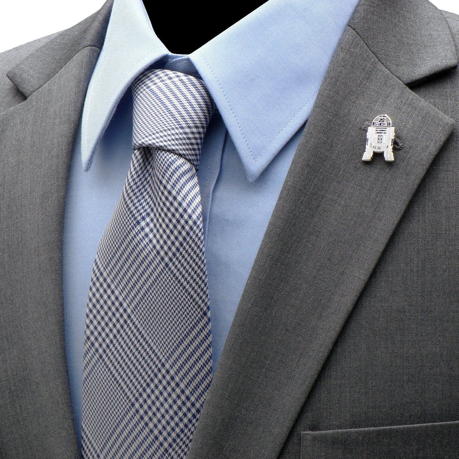 Star Wars R2-D2 Cufflinks, Lapel Pin, and Tie Bar 3-Piece Gift Set by Cufflinks.com