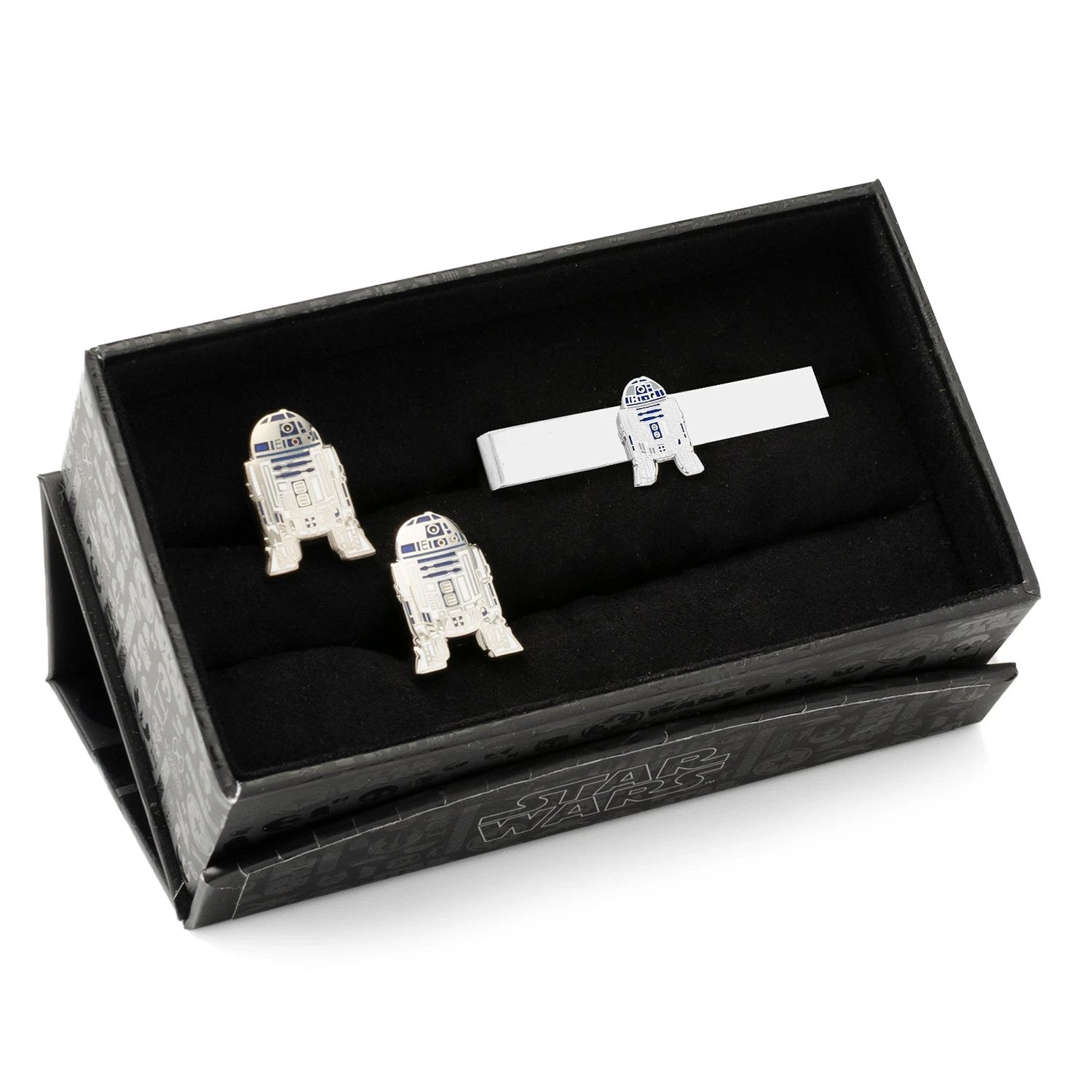 Star Wars R2-D2 Cufflinks and Tie Bar Gift Set by Cufflinks.com
