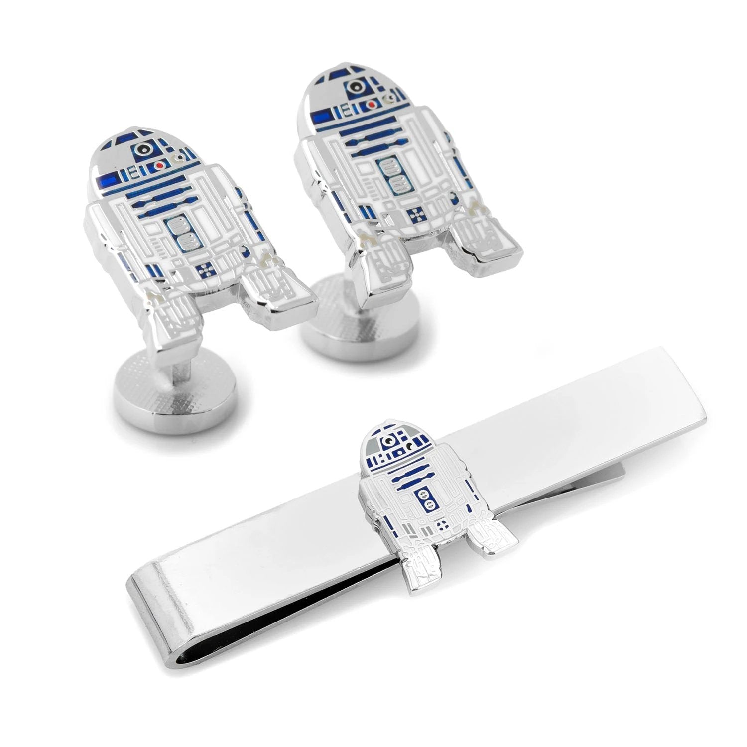 Star Wars R2-D2 Cufflinks and Tie Bar Gift Set by Cufflinks.com