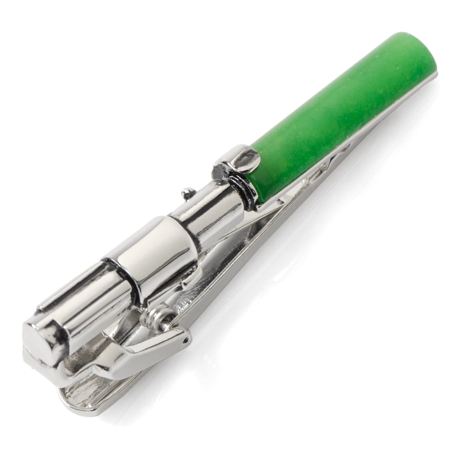 Star Wars Yoda Green and Blue Paisley Tie and LIGHTSABER Tie Clip Gift Set by Cufflinks.com