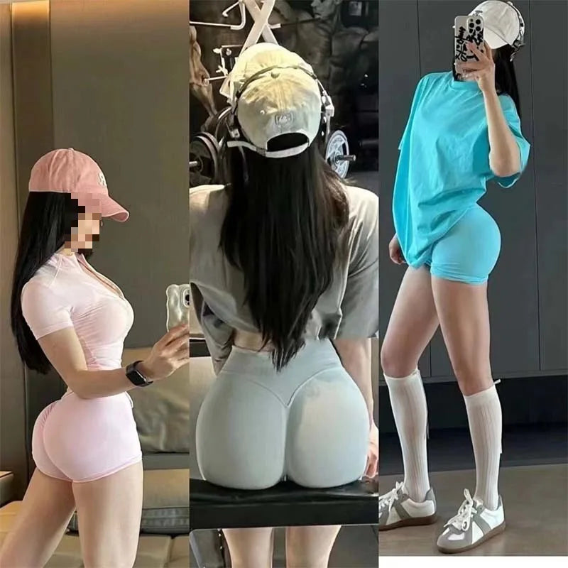 PeachFit Seamless High-Waist Hip Hugging Shorts