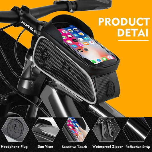 CycleGuard: Waterproof Touchscreen Bike Bag