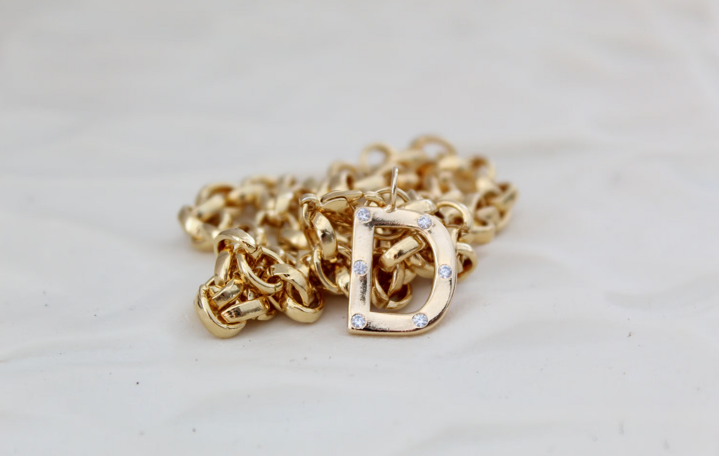 Initial Rollo Necklace