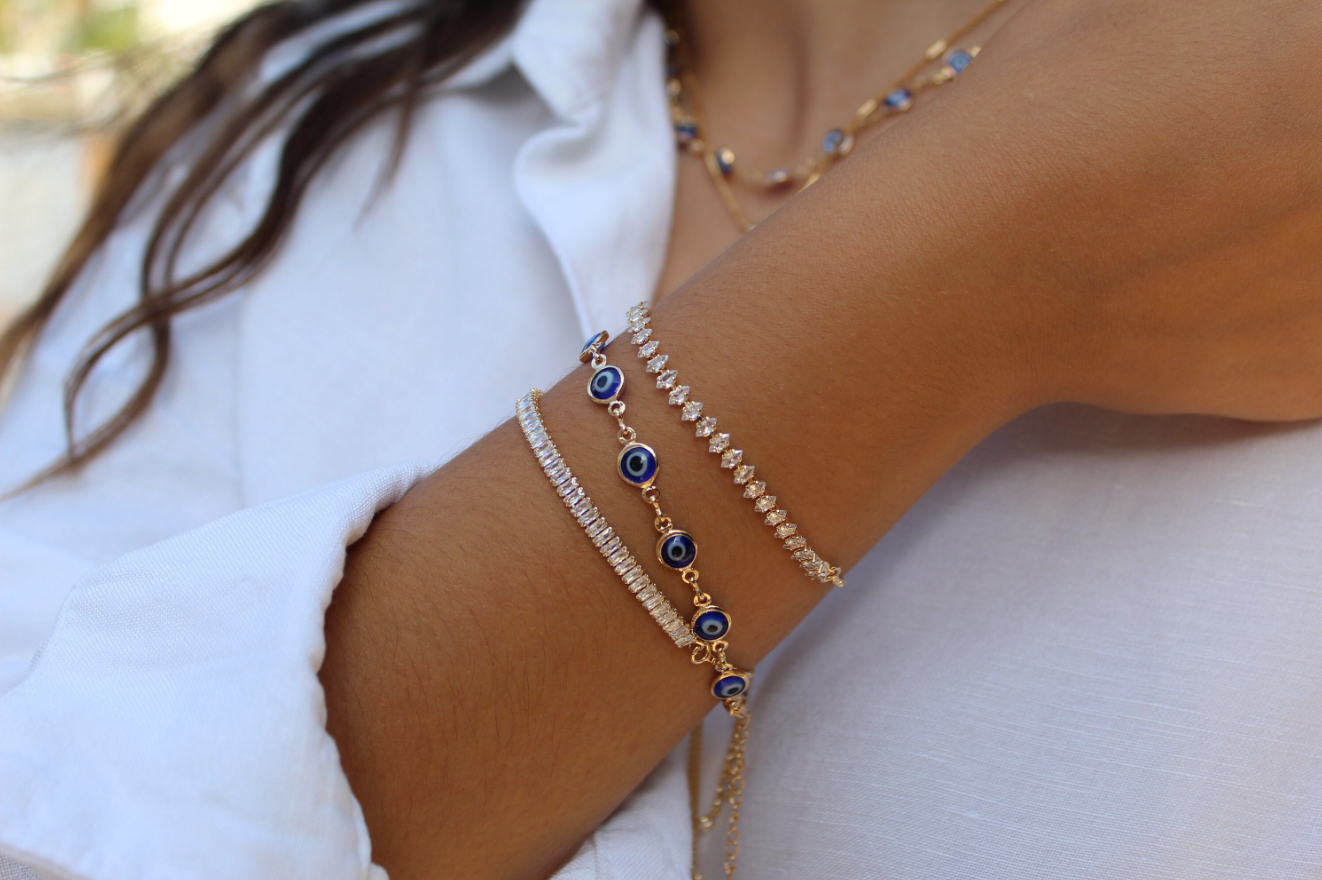 Evil Eye CZ Bracelets