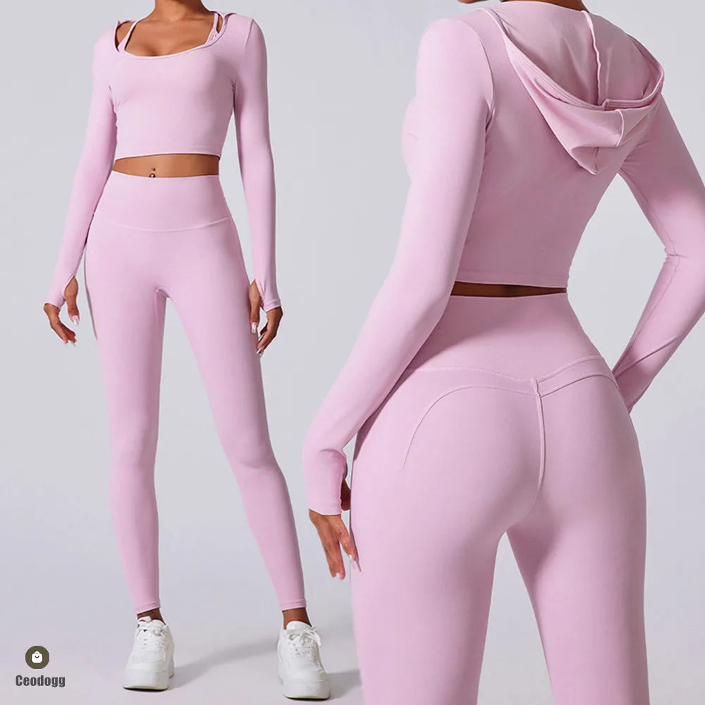 ActiveFit 2-Piece Yoga Crop & Legging Set