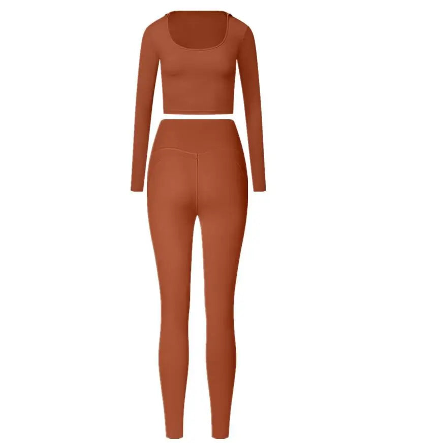 ActiveFit 2-Piece Yoga Crop & Legging Set