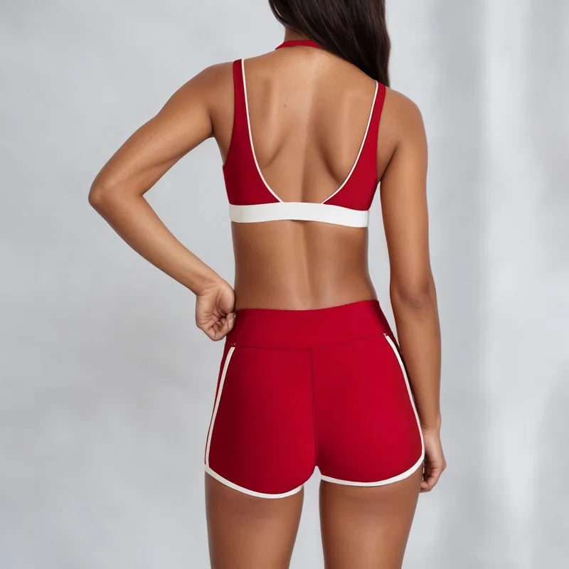 ZenFit DuoTone V-Neck Yoga Set